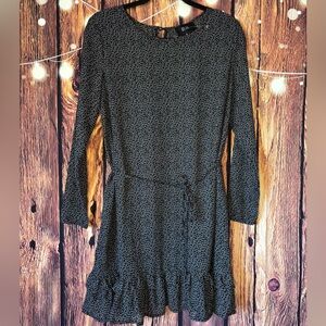 Goldie Black and White Floral Dress